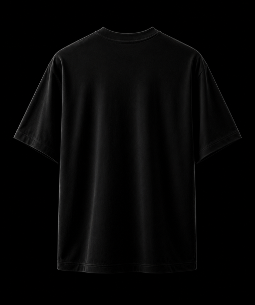 BLACKED-OUT RELAXED FIT TEE