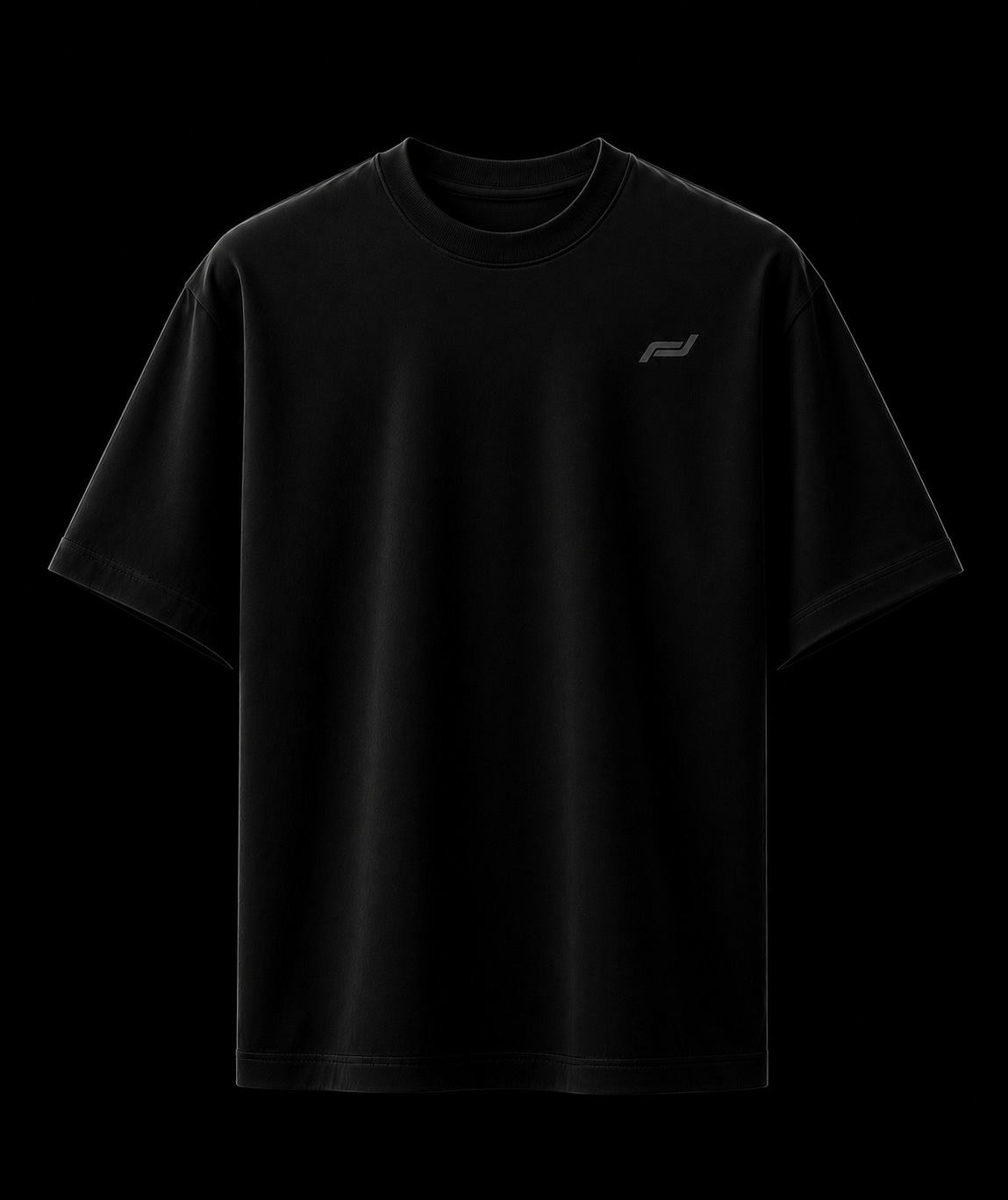 BLACKED-OUT RELAXED FIT TEE